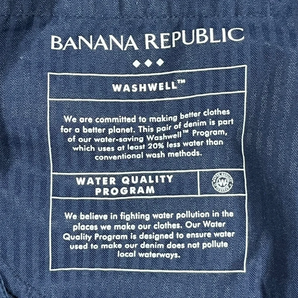Banana Republic Linen Cotton Old Money Slim Fit Navy Pants 33x32 Preppy Career‎